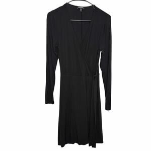 Express Wrap Dress Black Size Small